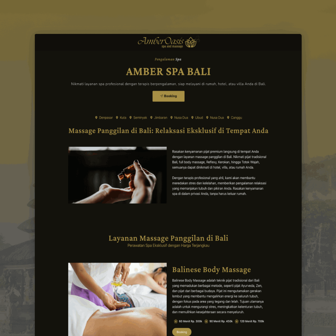 Amber Oasis Bali Spa