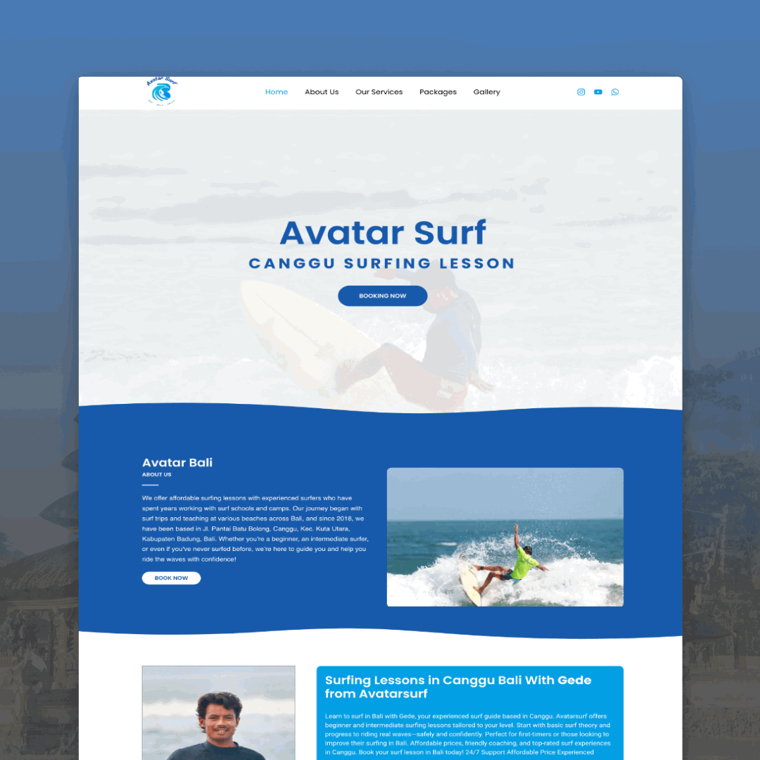 Avatar Surf Lessons