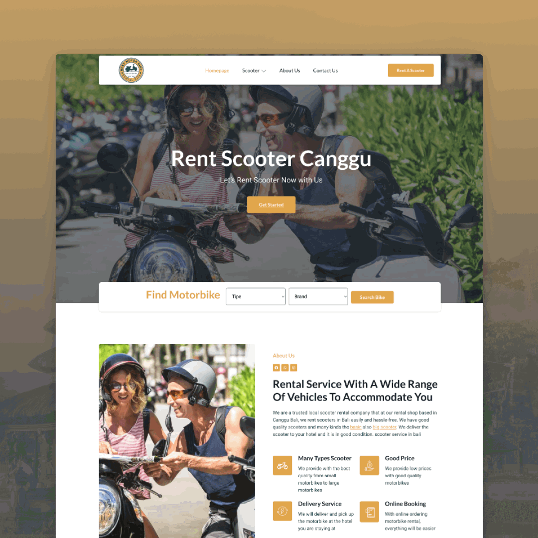 Rent Scooter Canggu