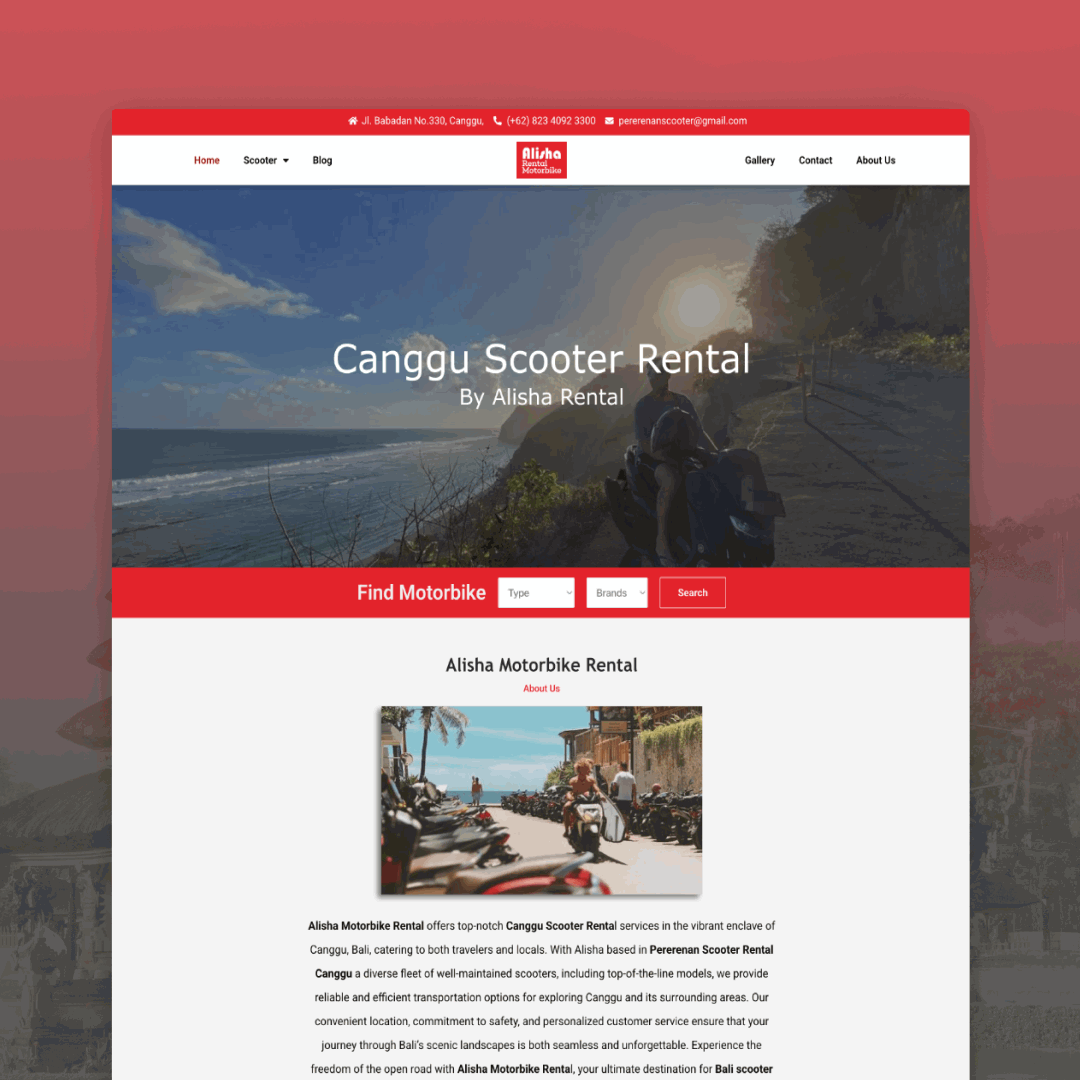 Rent Scooter Pererenan