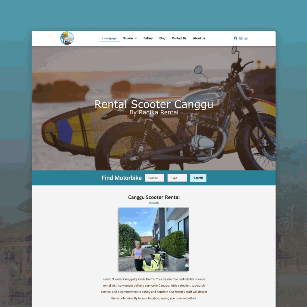 Scooter Canggu Rent