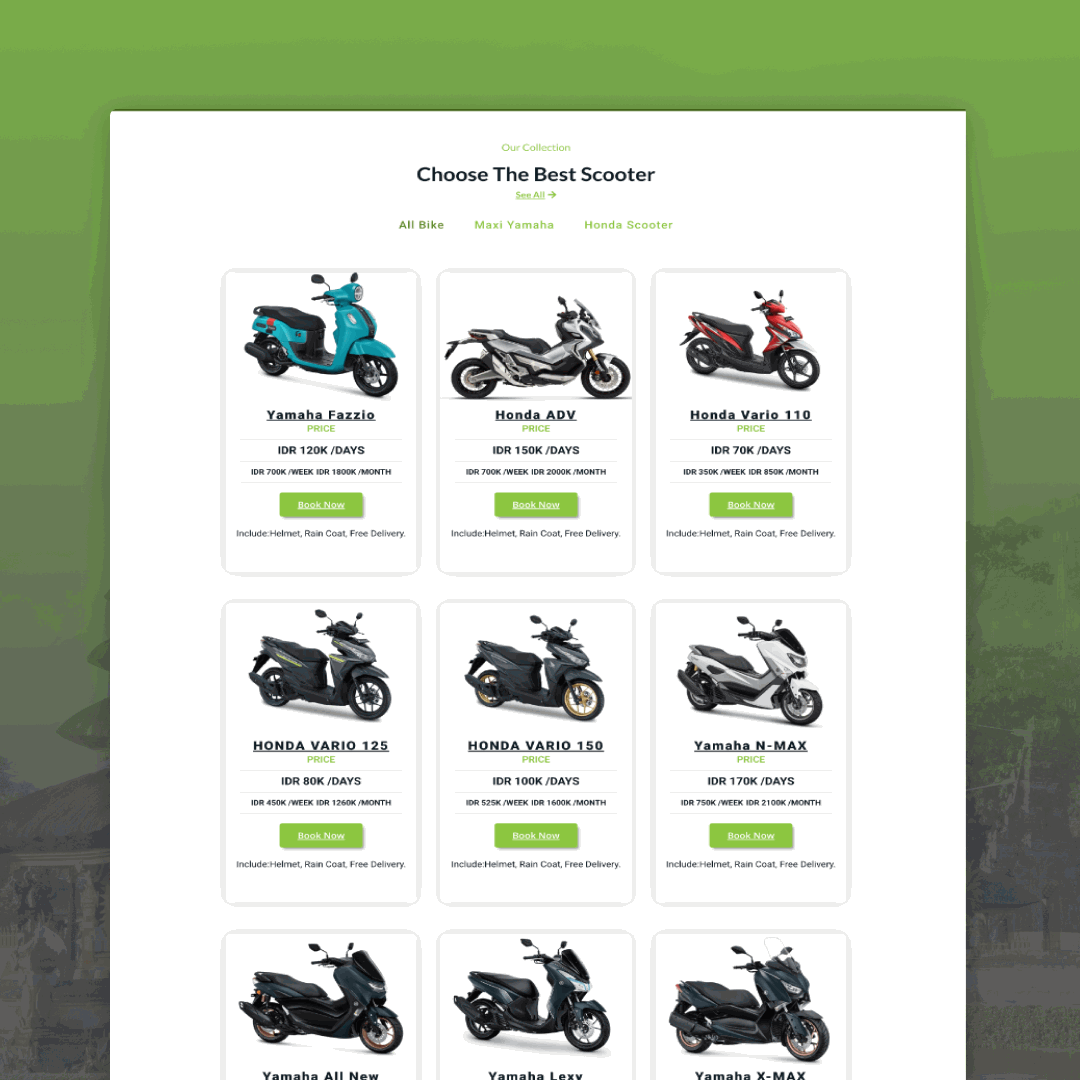Scooter Rental Canggu